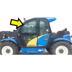 SZYBA LEWA GÓRNA DRZWI BOCZNA CASE, FIAT KOBELCO, NEW HOLLAND - nr części: 87718167, 76092688