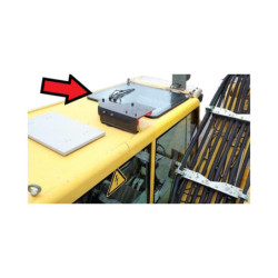 SZYBA DACHOWA GÓRNA LIEBHERR - nr części: 7030318, 10009076