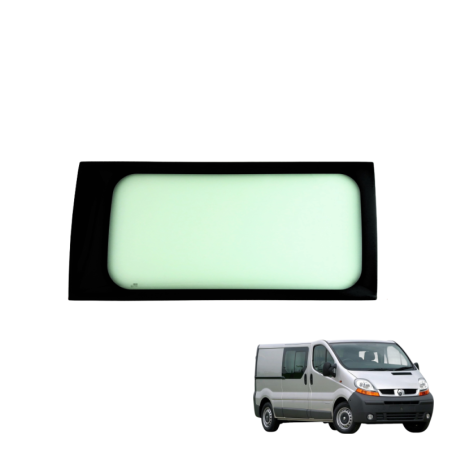 SZYBA BOK PRAWA NISSAN PRIMASTAR, OPEL VIVARO I, RENAULT TRAFIC II - WERSJA DŁUGA