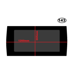 SZYBA BOCZNA LEWA PEUGEOT BOXER II, CITROEN JUMPER II, FIAT DUCATO III - WERSJA KRÓTKA