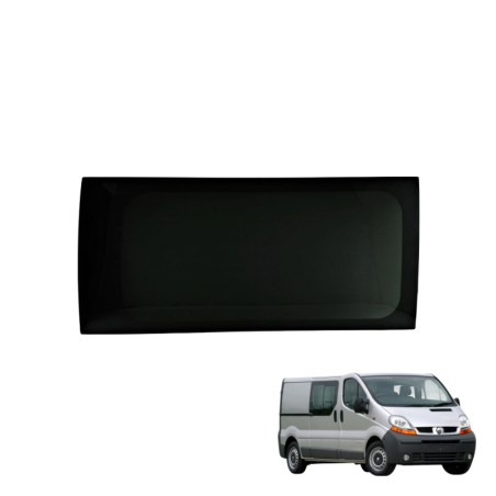 SZYBA BOCZNA PRAWA RENAULT TRAFIC II, OPEL VIVARO I, NISSAN PRIMASTAR - WERSJA DŁUGA - nr części: 102457