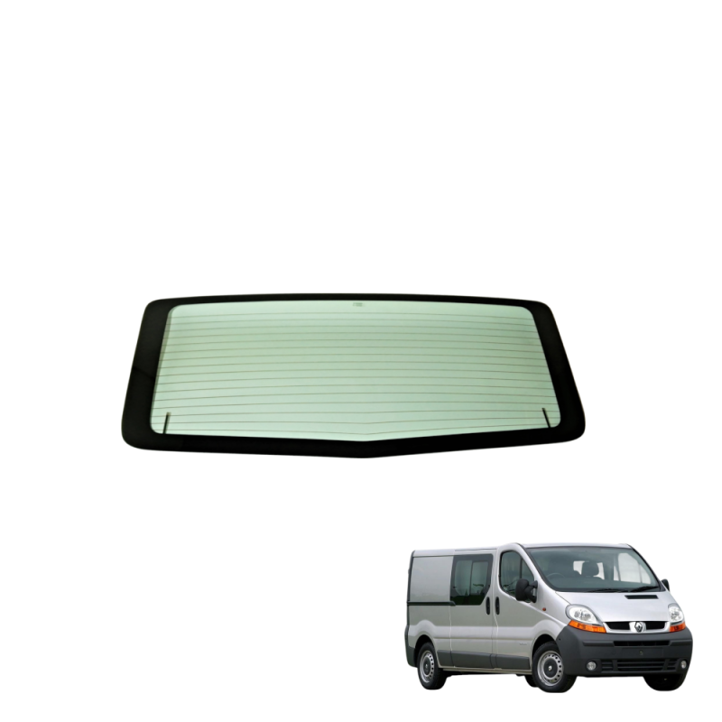 SZYBA TYLNA CAŁA W KLAPĘ NISSAN PRIMASTAR, RENAULT TRAFIC II, OPEL VIVARO I - nr części: 8200005552