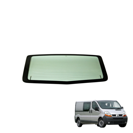 SZYBA TYLNA CAŁA W KLAPĘ NISSAN PRIMASTAR, RENAULT TRAFIC II, OPEL VIVARO I - nr części: 8200005552