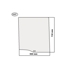 SZYBA PRAWA LEWA BOCZNA OPUSZCZANA W DRZWI STEYR