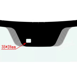 SZYBA CZOŁOWA MITSUBISHI ASX 2010-  - nr części: 6102A595,6102A810,6102B129,1610198480