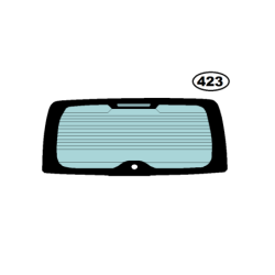 SZYBA TYLNA CAŁA W KLAPĘ TOYOTA PROACE I, FIAT SCUDO II, CITROEN JUMPY II, PEUGEOT EXPERT II - nr części: SU001A2224