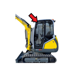 SZYBA W DRZWI BOCZNA LEWA CAT, WACKER NEUSON - nr części: 376-2076, 3762076