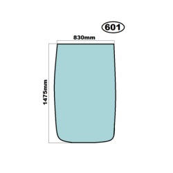 SZYBA PRZÓD CAT - nr części: 167-4064, 1674064