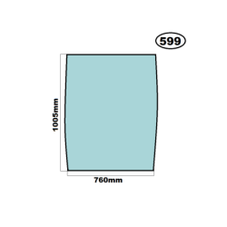 SZYBA CZOŁOWA ATLAS, TEREX - nr części: 6066562
