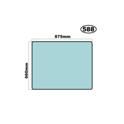 SZYBA TYLNA CASE - nr części: D2047049