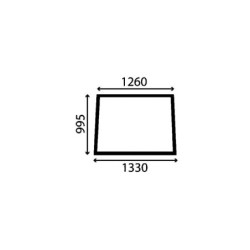 SZYBA NEW HOLLAND / CASE / HITACHI- 85801621