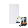 SZYBA TAKEUCHI TB014 - TB180 FR- 03786-0133, 0378601330