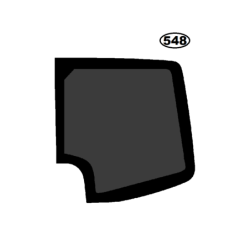 SZYBA PRAWA TYLNA SKRZYDEŁKO W DRZWI VOLKSWAGEN CRAFTER I, MERCEDES SPRINTER II, MERCEDES SPRINTER III