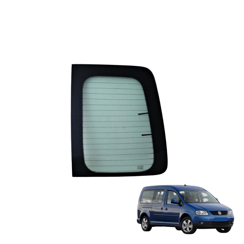 SZYBA TYLNA PRAWA W DRZWI VOLKSWAGEN CADDY III - nr części: 2K0845502RNVB