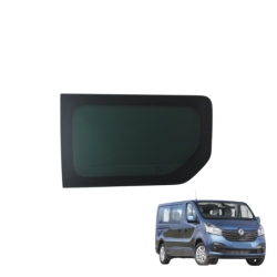 SZYBA LEWA BOCZNA RENAULT TRAFIC III, FIAT TALENTO, OPEL VIVARO II, NISSAN NV-300 - WERSJA KRÓTKA