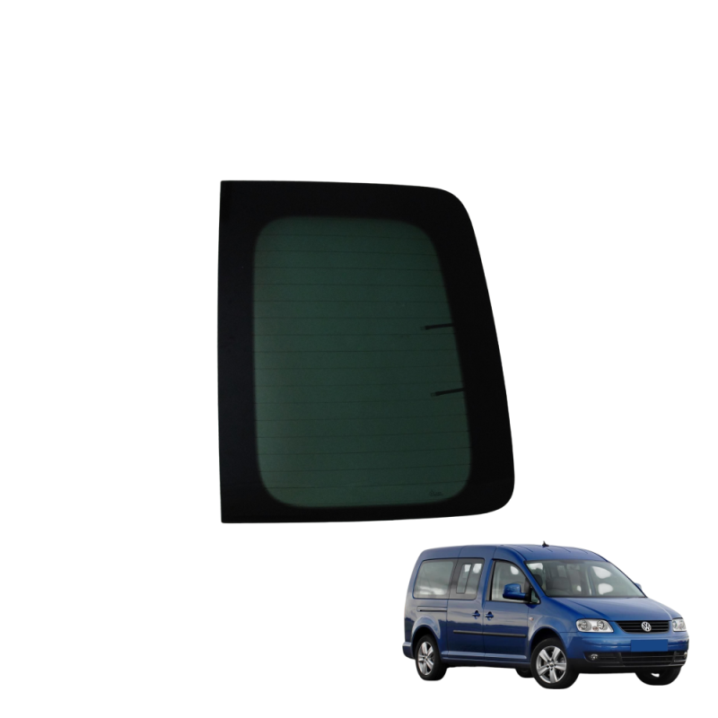 SZYBA PRAWA TYLNA W DRZWI VOLKSWAGEN CADDY III - nr części: 2K0845052G, 2K0845502RNVB