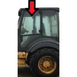 SZYBA BOCZNA PRAWA LEWA W DRZWI TEREX, FERMEC, CASE - nr części: 6099905M1