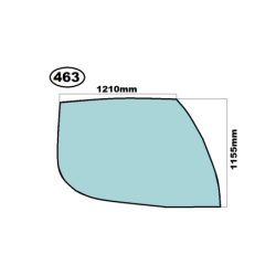 SZYBA PRAWA BOCZNA LIEBHERR - nr części: 10664606
