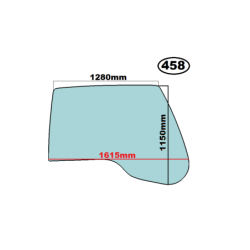 SZYBA PRAWA BOCZNA LIEBHERR - nr części: 7030316