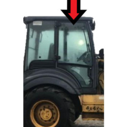 SZYBA BOCZNA PRAWA LEWA W DRZWI TEREX, FERMEC, CASE - nr części: 6099905M1