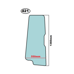 SZYBA LEWA PRAWA BOCZNA W DRZWI DRESSTA