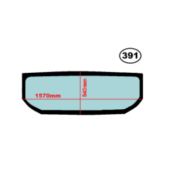 SZYBA ŚCIANY GRODZIOWEJ FORD TRANSIT