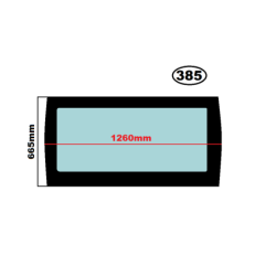 SZYBA BOCZNA LEWA FIAT DUCATO III, CITROEN JUMPER II, PEUGEOT BOXER II - WERSJA KRÓTKA