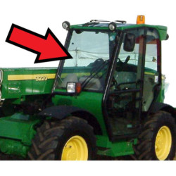 SZYBA PRZEDNIA CZOŁOWA DO KABINY JOHN DEERE - nr części: 65012107, Z76045, B94904, Z70244