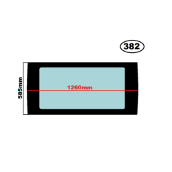 SZYBA BOCZNA PRAWA CITROEN JUMPER II, PEUGEOT BOXER II, FIAT DUCATO III - WERSJA KRÓTKA