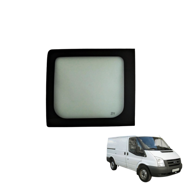 SZYBA LEWA TYLNA W DRZWI FORD TRANSIT