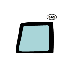 SZYBA TYLNA LEWA VOLKSWAGEN CADDY III