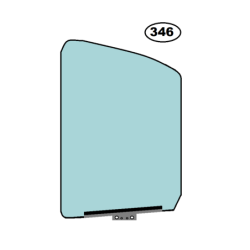 SZYBA PRAWA BOCZNA OPUSZCZANA W DRZWI IVECO, RENAULT, NISSAN, OPEL