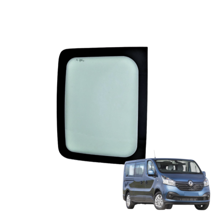 SZYBA LEWA TYLNA WYSOKA W DRZWI RENAULT, OPEL, NISSAN, FIAT