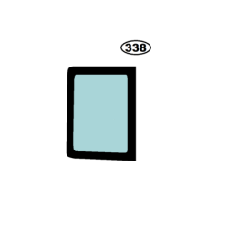 SZYBA LEWA TYLNA WYSOKA W DRZWI RENAULT, OPEL, NISSAN, FIAT