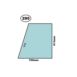 SZYBA BOCZNA PRZESUWNA LINDE DO KABINY HENMAR