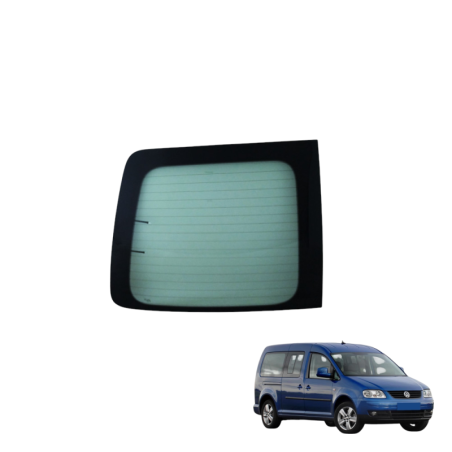 SZYBA TYLNA LEWA W DRZWI VOLKSWAGEN CADDY III