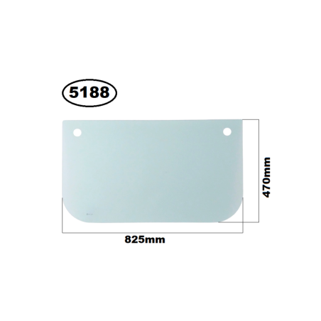 SZYBA PRZEDNIA CZOŁOWA DOLNA KOMTASU - nr części: 20Y-53-11611