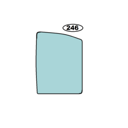 SZYBA PRAWA W DRZWI OPUSZCZANA IVECO, RENAULT, NISSAN, OPEL