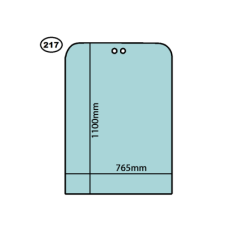 SZYBA PRZEDNIA LIEBHERR LITRONIC - nr części: 5007930
