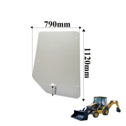 SZYBA LEWA PRAWA BOCZNA GÓRNA DRZWI CAT - nr części: 8Y-7291, 8Y-7290, 122-8999, 8Y7291, 8Y7290, 1228999