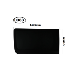 SZYBA BOCZNA LEWA VOLKSWAGEN CRAFTER I, MERCEDES SPRINTER II, MERCEDES SPRINTER III