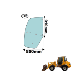 SZYBA VOLVO LEWA BOCZNA DRZWI - nr części: 150000803, 15200803