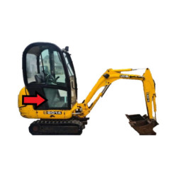 SZYBA PRAWA BOCZNA DOLNA JCB - nr części: 827/80289