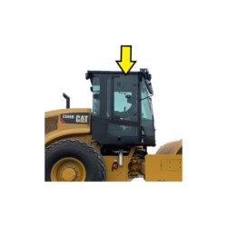 SZYBA BOCZNA PRAWA W DRZWI GÓRNA CAT - nr części: 384-5890, 3845890