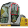 SZYBA LEWA DRZWI GÓRNA FIAT KOBELCO, NEW HOLLAND