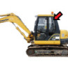 SZYBA LEWA DRZWI BOCZNA KOMATSU - nr części: 816214988