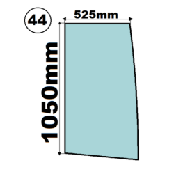 SZYBA BOCZNA PRAWA DRZWI VOLVO - nr części: 2811595, 2906707