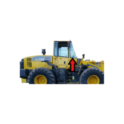 SZYBA PRAWA LEWA NAROŻNA KOMATSU - nr części: 419-925-H810, 419-925-H820