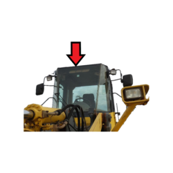 SZYBA PRZEDNIA KOMATSU - nr części: 421-926-3541, 421-56-H4280