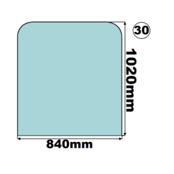 SZYBA PRZEDNIA CZOŁOWA GÓRNA CAT, MOROOKA - nr części: 156-6472, 1566472